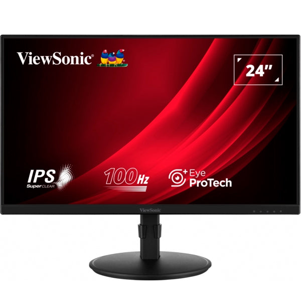 VIEWSONIC MONITOR IPS 24" 16:9 FHD VGA HDMI DP USB HUB COLUNAS HAS PIVOT VG2408A