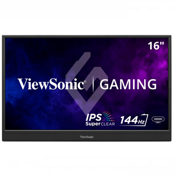 VIEWSONIC MONITOR PORTÁTIL IPS 16" 16:9 FHD 144HZ MINI HDMI USB COLUNAS VX1654