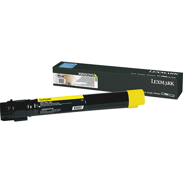 LEXMARK TONER AMARELO X950 X952 X954 CAP EXT 22K