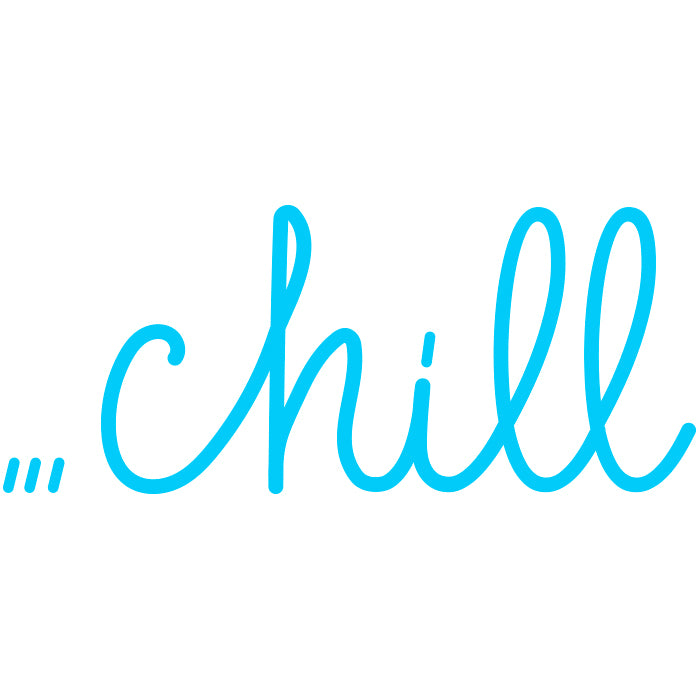 CANDY SHOCK - LED SIGN 40 CHILL (ICE BLUE)