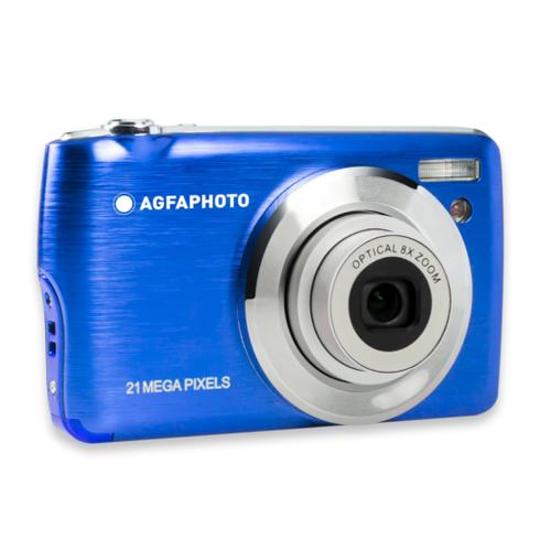 AGFA DC8200 (18 MP - 8X OPTICAL ZOOM) BLUE COM CARTÃO SD DE 16GB