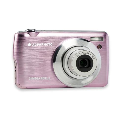 AGFA DC8200 (18 MP - 8X OPTICAL ZOOM) PINK COM CARTÃO SD DE 16GB