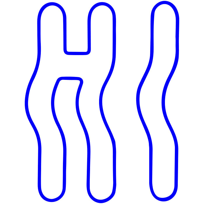 CANDY SHOCK - LED SIGN 80 HI (BLUE)