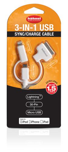 HAHNEL CABO USB 3-EM-1
