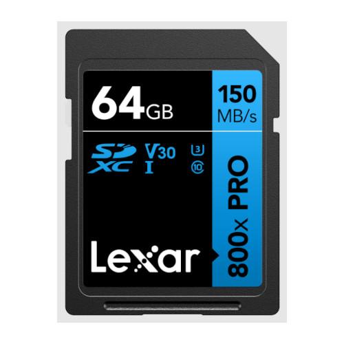 LEXAR PRO SDXC 64GB 150MB/S V30