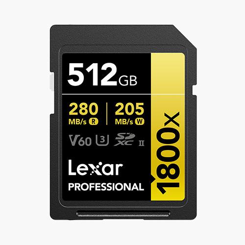 LEXAR SDXC 512GB 280MB/S V60