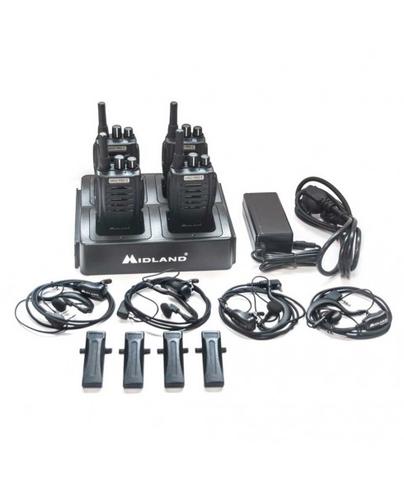 MIDLAND BR-02 PRO Z PACK 4 RÁDIO+4 MIC+CH M