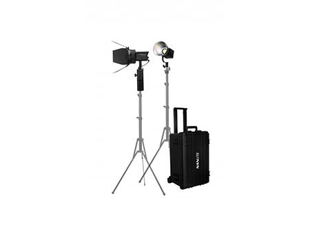 NANLITE KIT 2 2XFORZA 60+TROLLEY