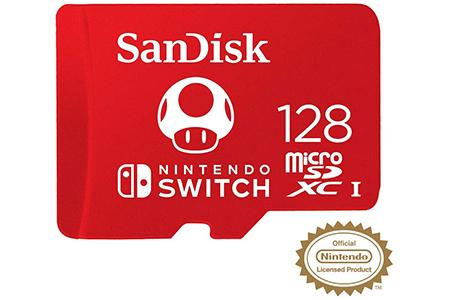 SANDISK CARTÃO MICROSDXC P/ NINTENDO SWITCH 128GB