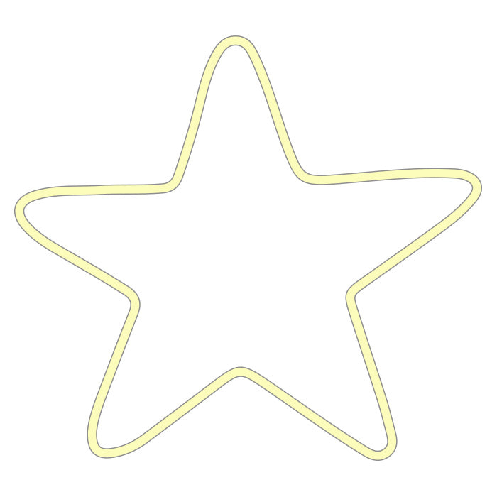 CANDY SHOCK - LED SIGN 40 STAR (WARM WHITE)