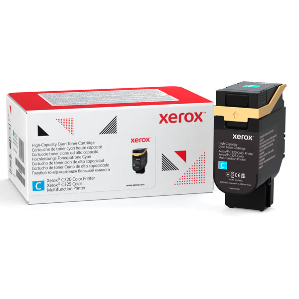XEROX C320 / C325 CYAN STANDARD CAPACITY TONER CARTRIDGE 5500 PAGES