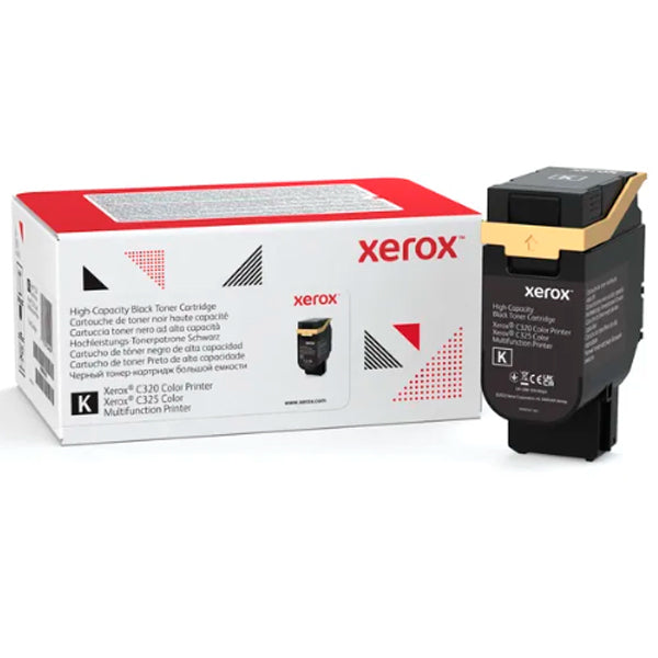 XEROX TONER ALTA CAPACIDADE PRETO PARA XEROX C325