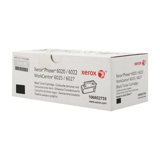 XEROX TONER PRETO 6020 / 6022 /  6025 / 6027 2.000 PAG