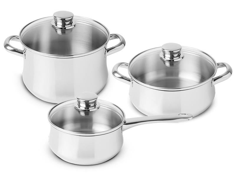 SILAMPOS - CONJUNTO 3 PEÃ§AS LOW COST CLASSIC GLASS 637122V70520
