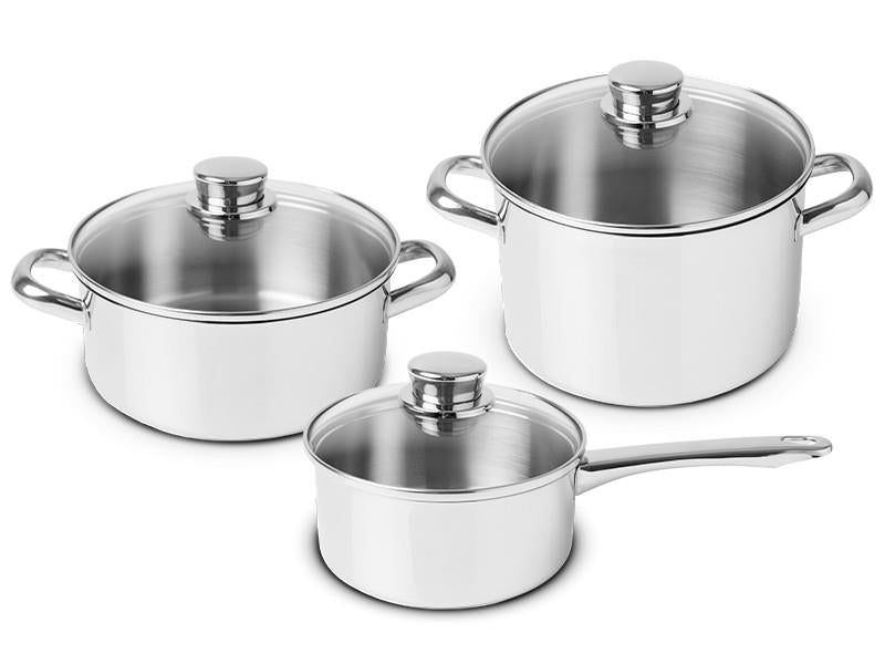 SILAMPOS - CONJUNTO 3 PEÃ§AS LOW COST ESSENTIAL GLASS 63C122WG0520