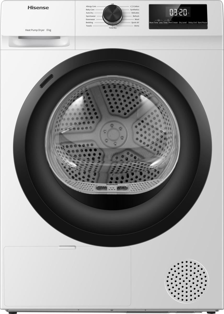 HISENSE - MÁQUINA SECAR ROUPA DHQE800BW2