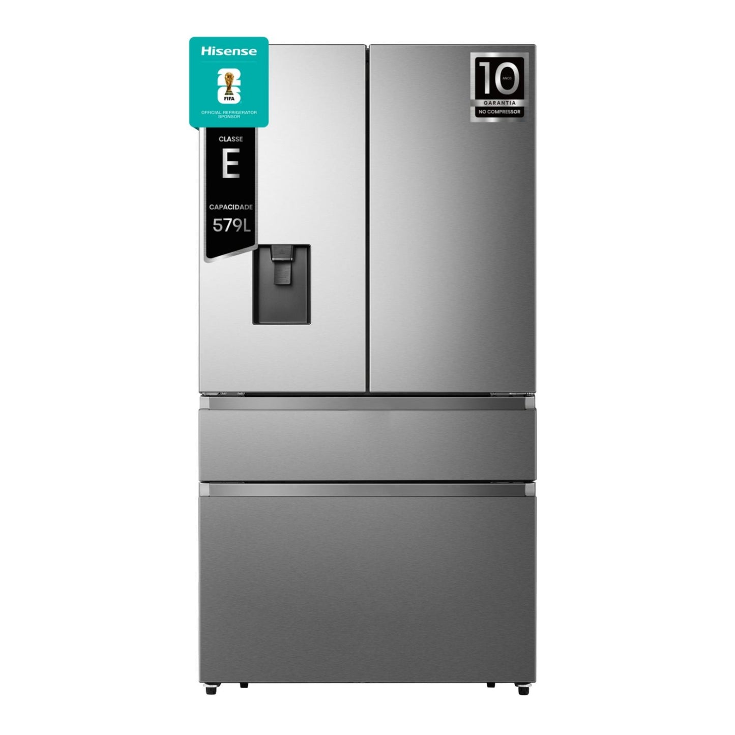 HISENSE - SIDE BY SIDE FRENCH DOOR RF749N4SWSE