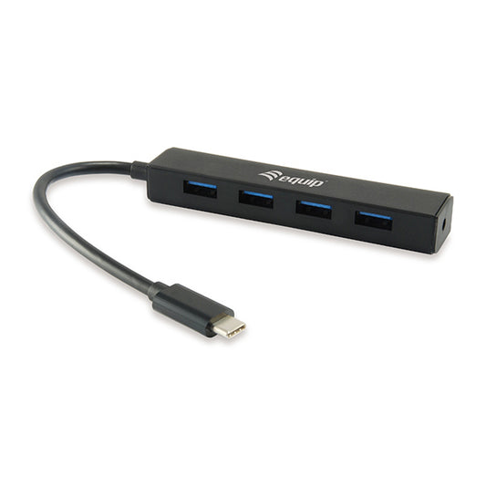 EQUIP LIFE HUB USB-C 4PORT USB 3.0 BLACK