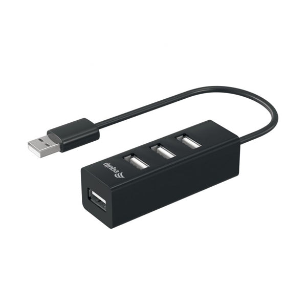 EQUIP LIFE HUB USB 4XUSB BLACK