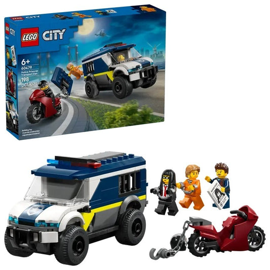 LEGO - CARRINHA DE TRANSPORTE DE PRISIONEIROS DA POLÍCIA 60479