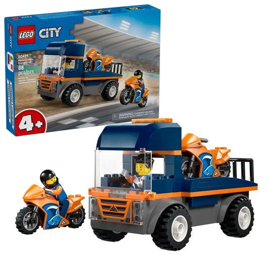 LEGO - CAMIÃO DE TRANSPORTE DE MOTAS 60491