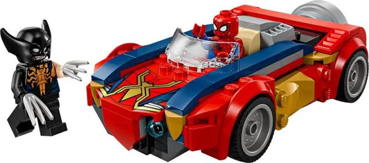 LEGO - CARRO DO SPIDER-MAN CONTRA WOLVERINE VENOMIZADO 76336
