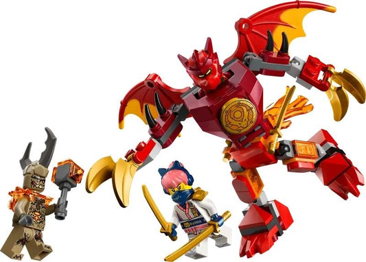 LEGO - PACK DE BATALHA DO RÔBO DRAGÃO DO KAI 71851