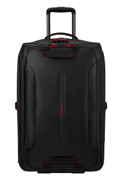 SAMSONITE - SACO DE VIAGEM MÃ©DIO 67CM 2 RODAS PRETO ECODIVER 140883-1041