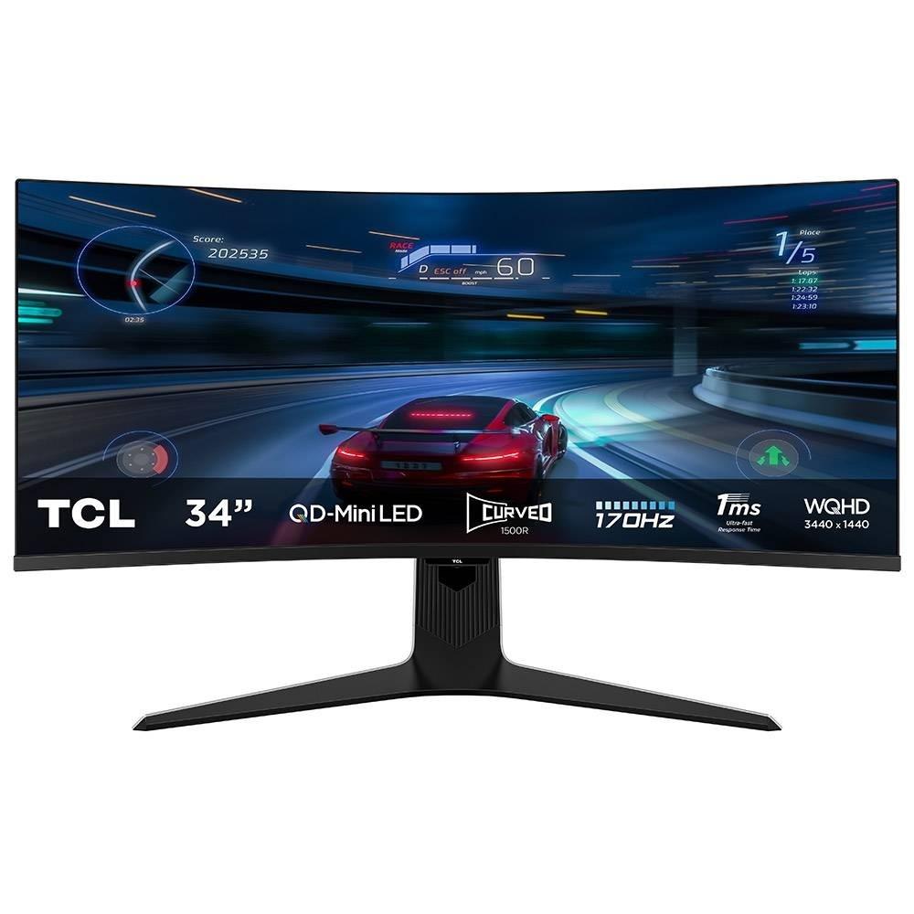 TCL - MONITOR MINILED CURVO 34'' WQHD 34R83Q