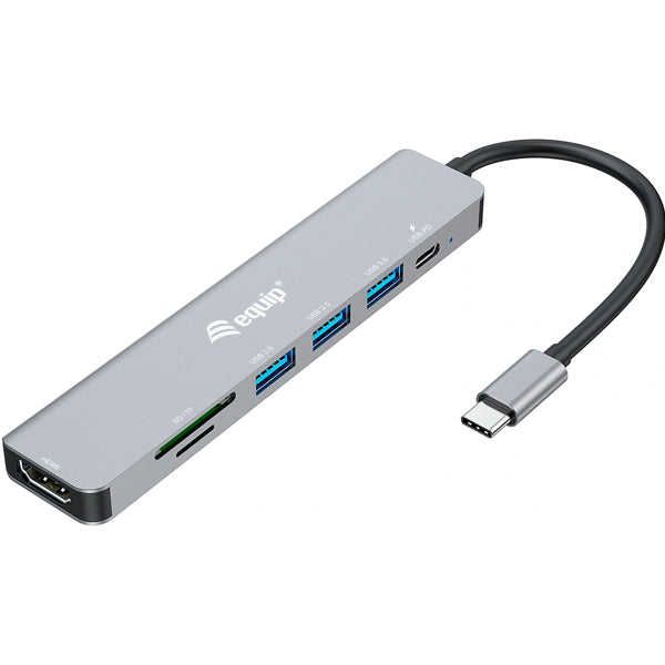 EQUIP LIFE DOCK USB-C 1XHDMI 4K 3XUSB3.2 CREADER PD 100W