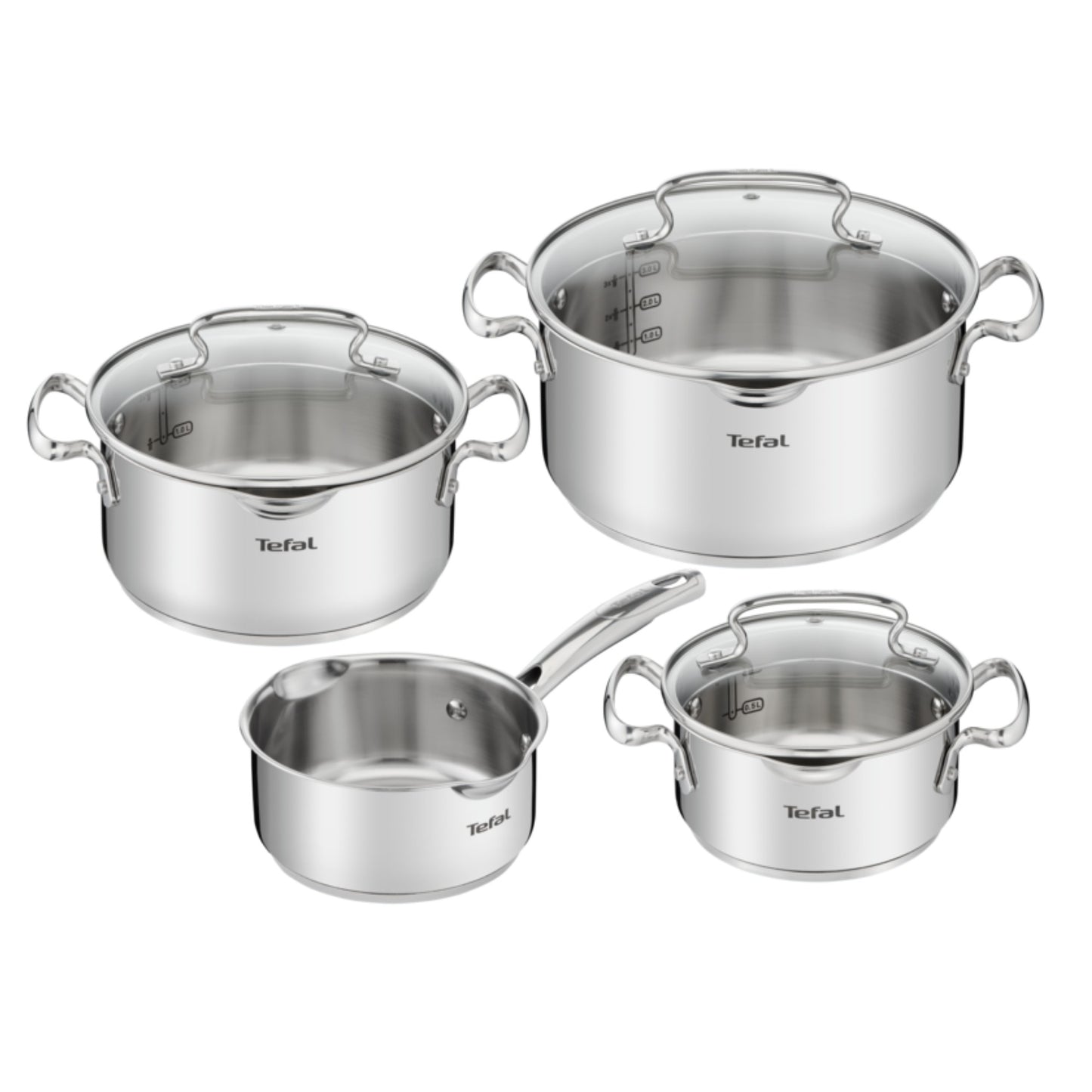 TEFAL - TREM DE COZINHA 4 PEÇAS AÇO INOXIDÃ¡VEL G719S735