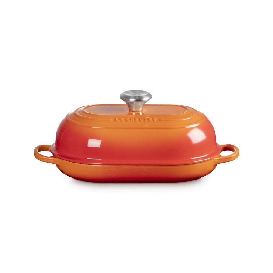 LE CREUSET - COCOTTE PARA PÃO OVAL SIGNATURE 29CM VOLCÃ¡NICO 21302290900430