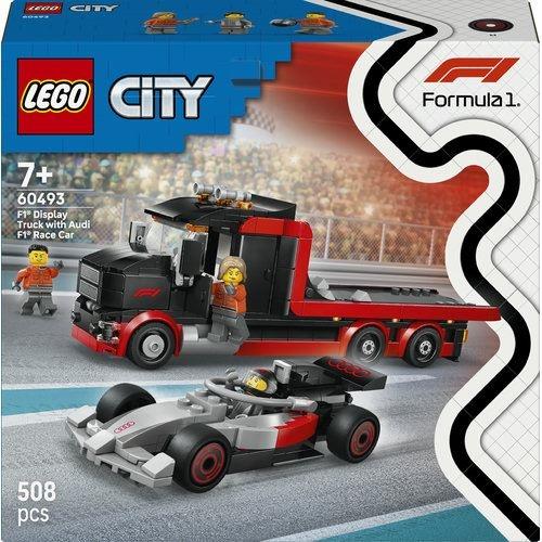 LEGO - CAMIÃO DE EXPOSIÇÃO DE F1 COM CARRO DE CORRIDA DE F1 AUDI 60493
