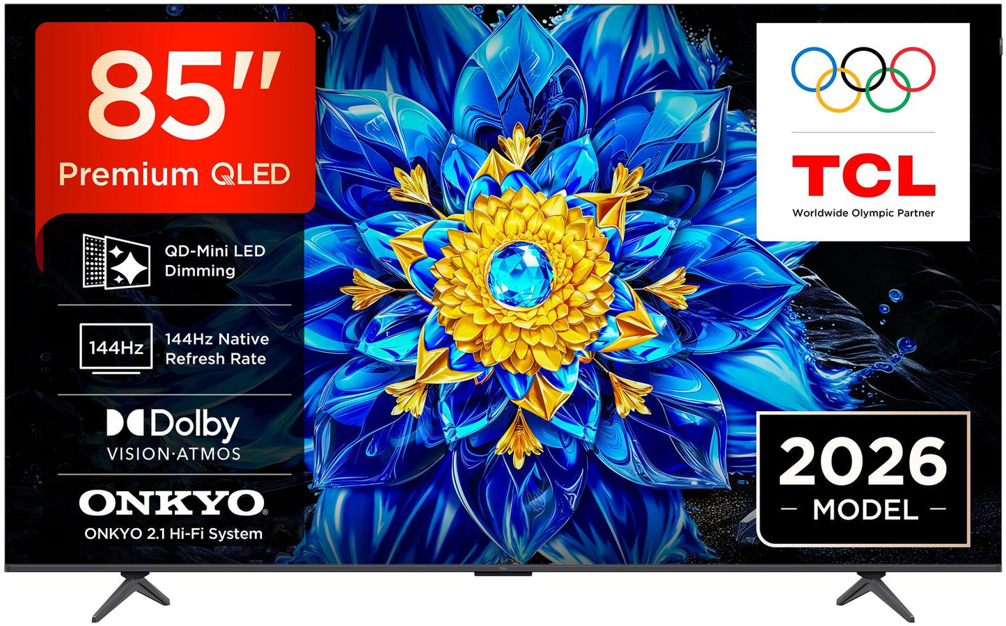 TCL - QD-MINILED SMART GOOGLE TV 4K 85P8L