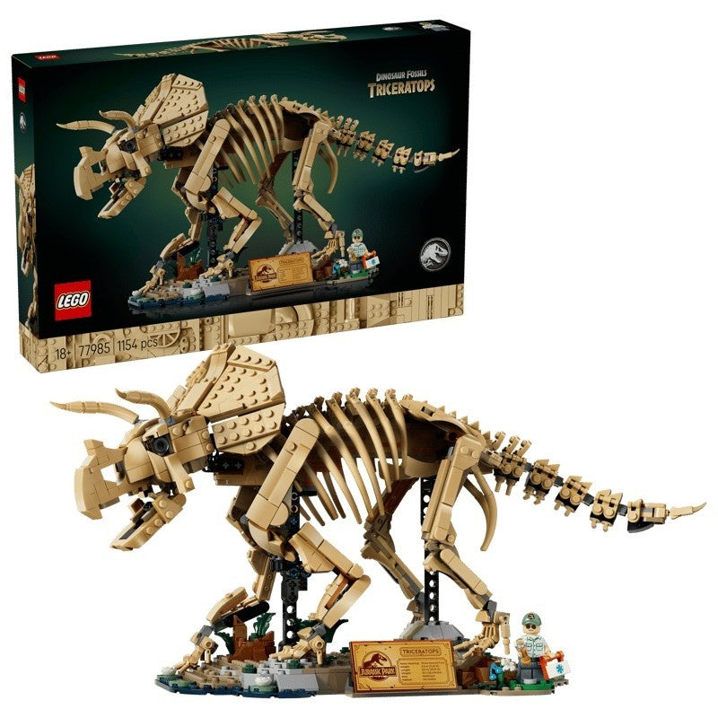LEGO - FÓSSEIS DE DINOSSAUROS: TRICERATOPS 77985