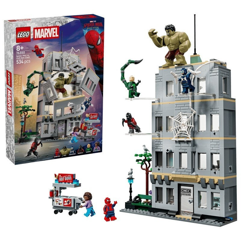 LEGO - CONFRONTO ÉPICO DO SPIDER-MAN CONTRA HULK 76350
