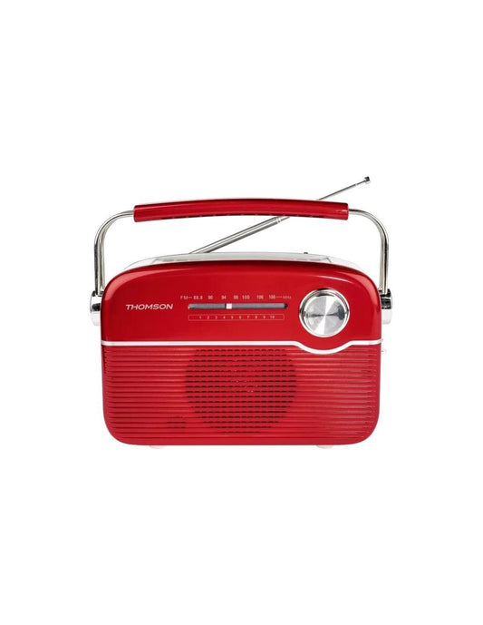 THOMSON - RADIO BT VINTAGEA SOLAR VERMELHO RTS450BTR