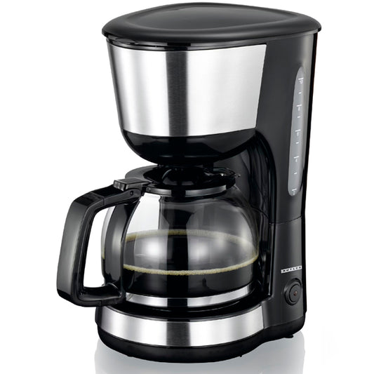 BUTLER BY NEDIS CAFETEIRA 1.25L 1000W PRETO / INOX
