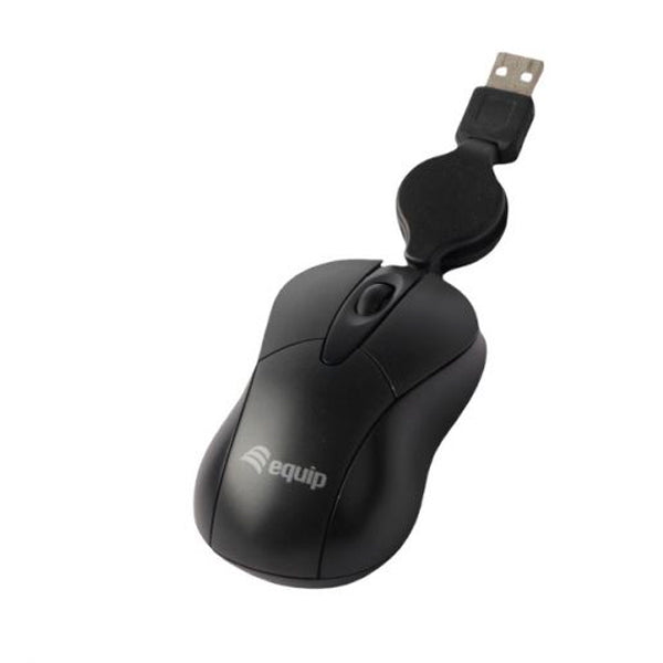 EQUIP LIFE RATO OPTICO TRAVEL USB RETRACTIL
