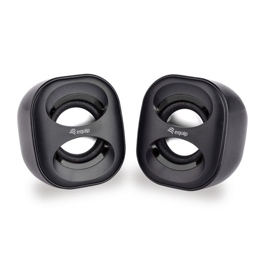 EQUIP LIFE MINI COLUNAS USB 6W SPEAKER PRETO