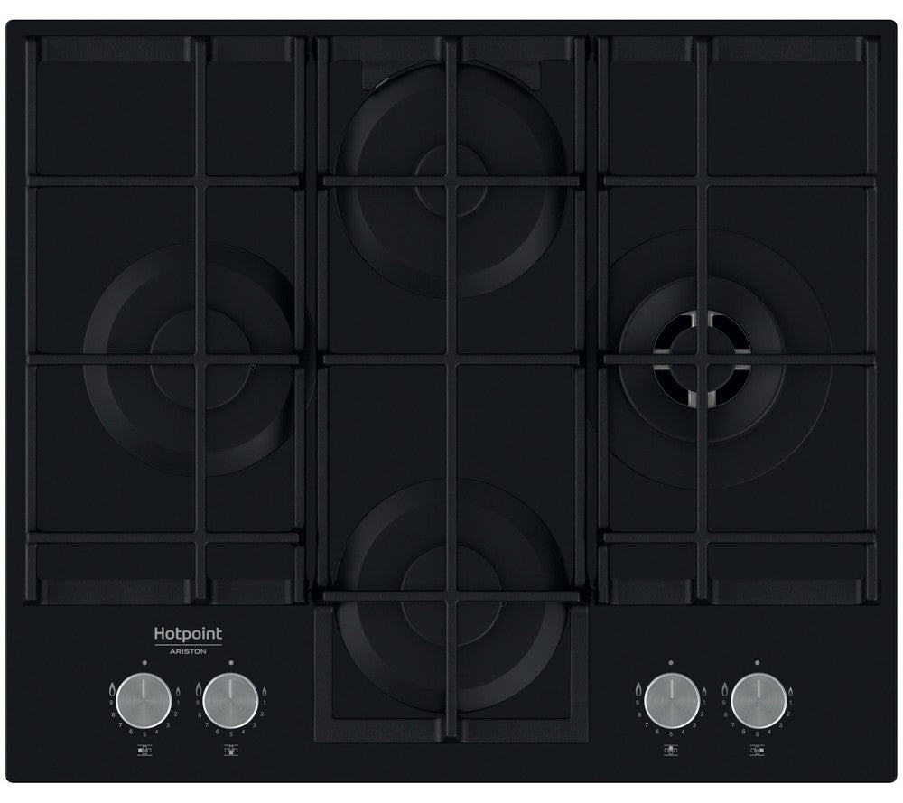 HOTPOINT - PLACA CRISTAL GÁS HAGS 62F/BK