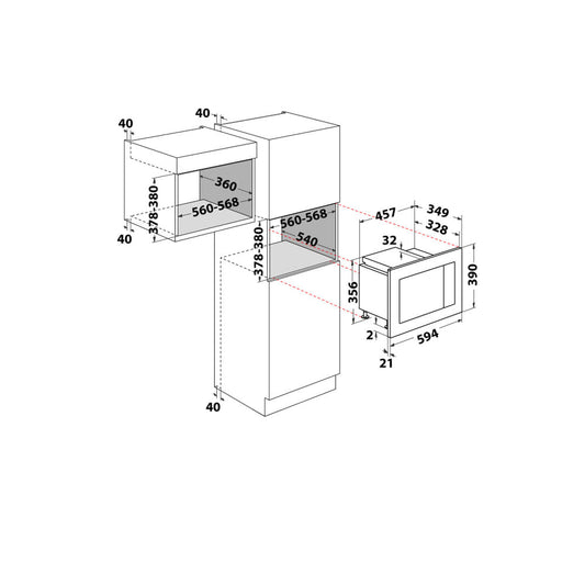 HOTPOINT - MICROONDAS MF20GIXHA