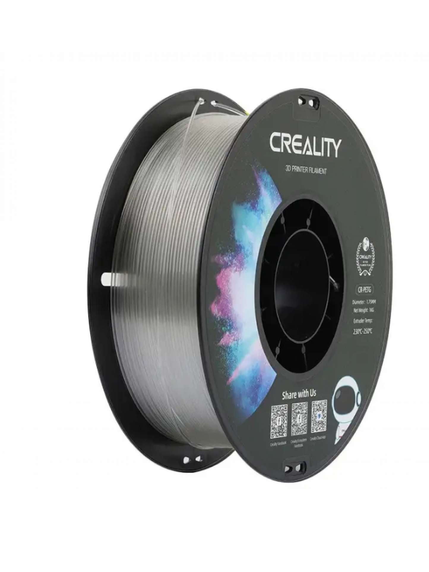 FILAMENTO CR-PETG CREALITY (TRANSPARENT)