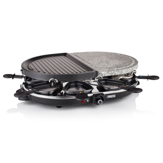 PRINCESS - RACLETTE 8 OVAL PEDRA/GRILL 162710