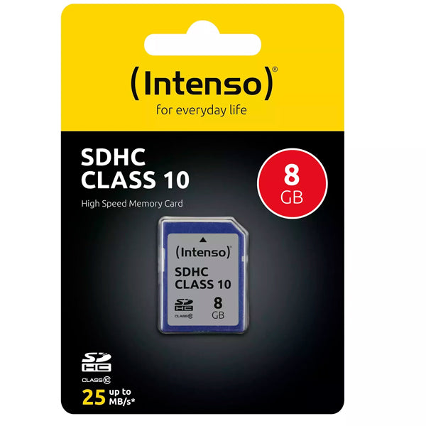 INTENSO SD 8GB CLASS 10