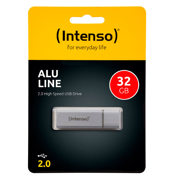 INTENSO PENDRIVE USB FLASH DRIVE 2.0 32GB ALU LINE ANTHRACITE