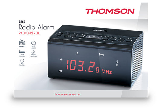 THOMSON - RÁDIO DESPERTADOR CR50