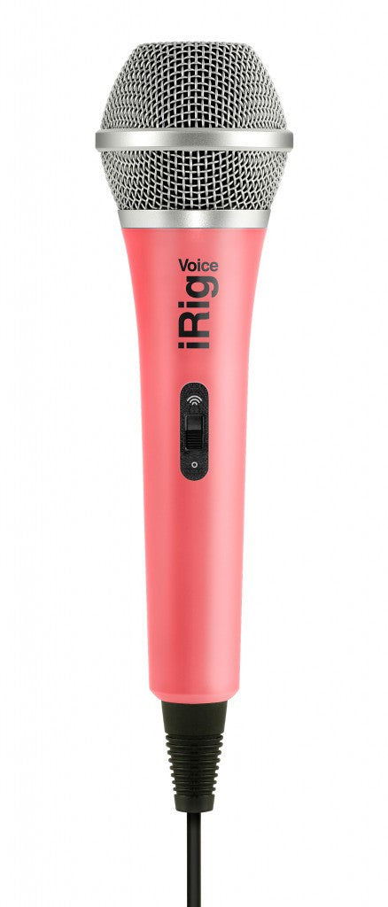 IK MULTIMEDIA - MICROFONE IRIG VOICE (PINK)