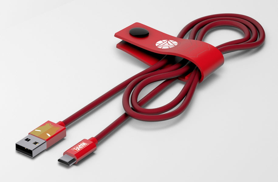 TRIBE - CABO USB-MICROUSB MARVEL (IRON MAN)