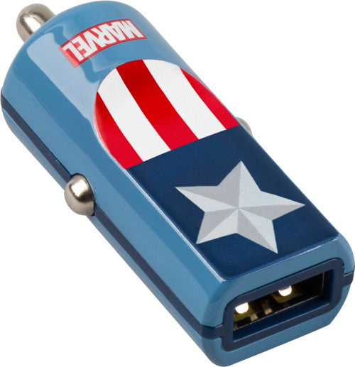 TRIBE - BUDDY CAR CHARGER 2.4A MARVEL (CAPTAIN AMERICA)
